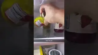 Unexpected Fridge Encounter: Terrifying Bug Scares  Man