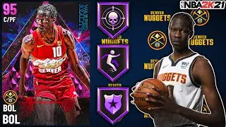 PINK DIAMOND BOL BOL GAMEPLAY! THIS CARD IS GAME BREAKING! NBA 2K21 MyTEAM