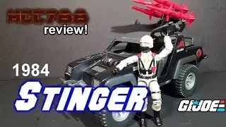 HCC788 - 1984 STINGER and STINGER DRIVER -  Vintage G.I. Joe toy review!
