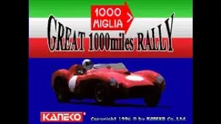 [60fps] 1000 Miglia: Great 1000 Miles Rally [Arcade] - ALL Clear - 1CC - edusword