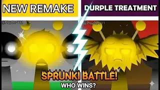Durple Treatment Vs New Remake Sprunki -