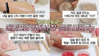 2023 메이크업 샵 최다 사용템! | 올 한 해 메이크업 샵에서 가장 잘 쓴 기초부터 색조까지! 결산템 | 메이크업샵 추천템 | 파우치 털기 | 메이크업샵 베이스 | 유수