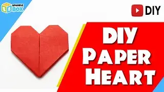 Paper Heart  #youtubeshorts #shorts #paperheart  #diysandpapercrafts  #sparklebox