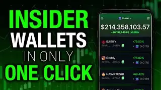Find Insider Wallets to Copy Trade in One Click!