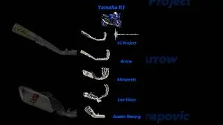 Which one is best exhaust for Yamaha R1? #exhaust #yamaha #exhaustsound