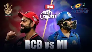 RCB vs MI 🔥 RCPL Live | Real Cricket Live Match | IPL Style Gameplay #realcricket