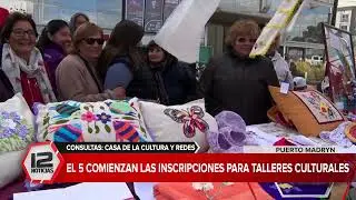 MADRYN | EL LUNES ABREN LAS INSCRIPCIONES PARA LOS TALLERES CULTURALES DE VERANO