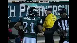 Joselio Hanson scores the only Touchdown of his career in 2008