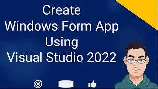 Как создать приложение C# Windows Forms в Visual Studio 2022 | Winforms Listview | .NET 8