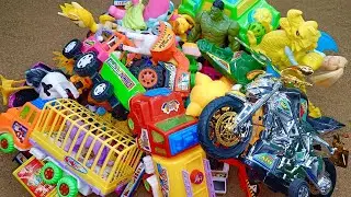 बच्चों aaj mini tractors monster car ke wheel ढूंढने gaye!! Nitish kids Toy 