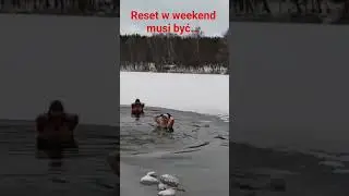 Reset w weekend musi być #motywacja #morsowanie #zimna woda #jezioro #zima #2026 #KS Perun