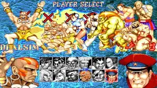 Street Fighter 2 - Champion Edition - Dhalsim Playthrough Difficult (Hardest Level) No Death