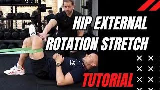 STRETCH YOUR HIPS & GLUTES with This Banded Distraction Exercise (Tutorial)