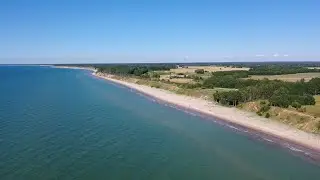 Over Baltic countries with the drone