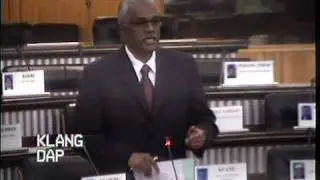 Charles Santiago's water debate with minister Shaziman