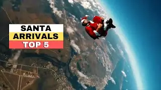 Crazy Santa Claus Arrivals Sightings TOP 5 EVER