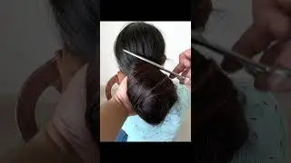Grab.  Pull , Chop&hellip;.Bun or No Bun  #hairmakeover #beautifullonghair #longhair #longhaircut #hairbun