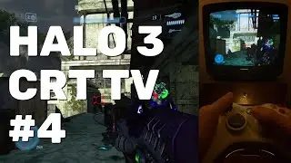 Halo 3 Walkthrough Part 4 (Xbox 360 CRT TV)