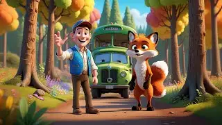 Rainbow Bus Adventure &mdash; Wheels Go Zoom! | Fun Kids Song | Colorful Travel Rhyme