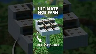 Minecraft Tutorial | Ultimate Mob Farm! 🔥 ( Java 1.21+ ) #shorts #minecraft
