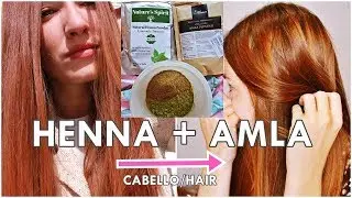 HENNA + AMLA HAIR / CABELLO | PELIRROJA SIN TINTE | SALUD Y BRILLO