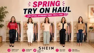 SHEIN SPRING 2023 TRY ON HAUL | FASHION OVER 40 | BUDGET FRIENDLY SPRING LOOKS FOR WOMEN OVER 40