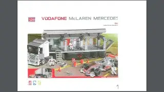 Vodafone McLaren Mercedes Rig Instructions | Probuilder | Anleitung | 3244 | MEGA Bloks | Book 1