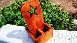 DIY Cutlery Holder / Utensil Holder from Pallet Wood