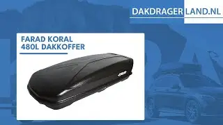 Farad Koral 480 liter mat zwart - Dakkoffer | Dakdragerland.nl