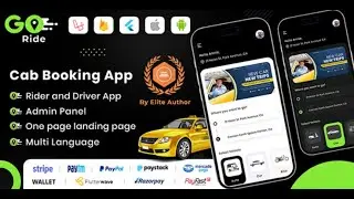 Install GORIDE | Indriver Clone | Taxi Booking App | Bidding Option | Cab app