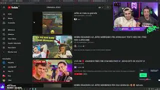 Nobru &eacute; jef&atilde;o reagindo as nubadas do jef&atilde;o 😂😂