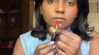 Red lipstick 💄 theory, beauty tips #lipsticktutorial #redlipstick #brownbeauty #makeup 