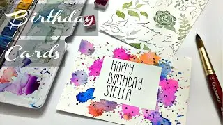 Fun and easy birthday card guide Part 1 | Step by step birthday cards