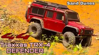 Traxxas TRX-4 DEFENDER | Sand Dunes Trail Action. #trx4defender #traxxas #landrover #rcdefender