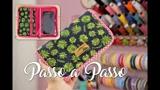 Carteira Porta Celular com Zíper  | Passo a Passo