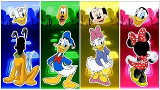 Find the faces of Pluto, Minnie Mouse, Donald Duck, Daisy Duck | Mickey Mouse Cartoon