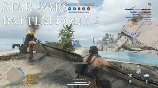 Star Wars Battlefront 2 - Supremacy - Scarif - Rebel Specialist Gameplay (No Commentary)