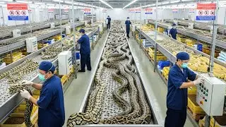 Inside the snake-frying factory: A hidden industry worth millions