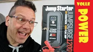 Praxistest TOPDON Jump Starter JS1200 Starterpack Batterie Pack Start Booster #apeharry
