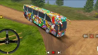 Coach Bus Simulator India Off Road Driving Bus Game Simulator GB Game bazaar Gameplay Video #28