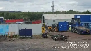 02 September 2025 - Rearranging shipping containers