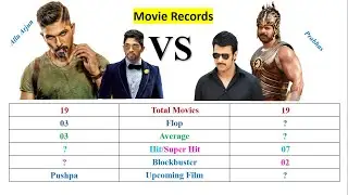 Prabhas vs Allu Arjun Comparison