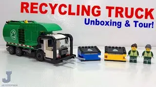 LEGO City 2026 Recycling Truck 60495 Unboxing, Tour, & Review