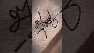 how to sign the later F? #foryou #signature #handwriting #art #trending #calligraphy #lettering