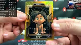 1/24/2026 2025 Topps Pixar Gold Hobby Box Random Numbers Break #23