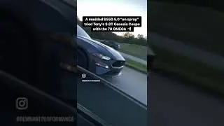 S550 5.0 GT with Spray tried Tony&rsquo;s Genesis Coupe 3.8T