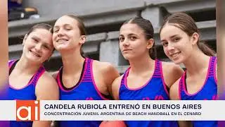 Beach handball: Cande Rubiola entren&oacute; en la concentraci&oacute;n juvenil argentina