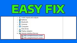 How To Fix HID Compliant Touch Screen Driver is Missing & No Longer Available Error in Windows