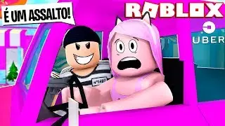 VIREI MOTORISTA DE UBER (Roblox- BLOXBURG)