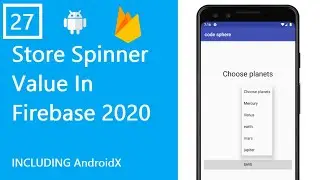 spinner android studio firebase 2020